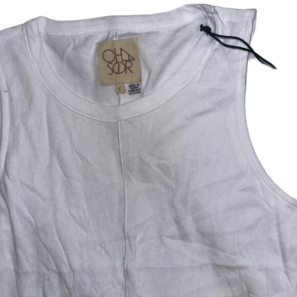 CHASER White Tank Ruffle Size Small NWT - Picture 2 of 2
